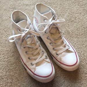 White high top converse